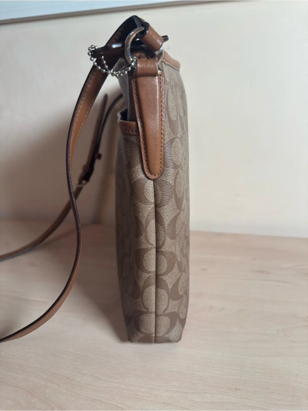 Coach F58297 Signature File Crossbody Bag